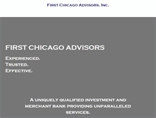Tablet Screenshot of firstchicagoadvisors.com